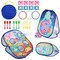 5 In 1 Bean Bag Toss Game Toy Corn Hole Game Beanbag Toss Game Dart Board Game Loop Toss Game Outdoor Activities Party